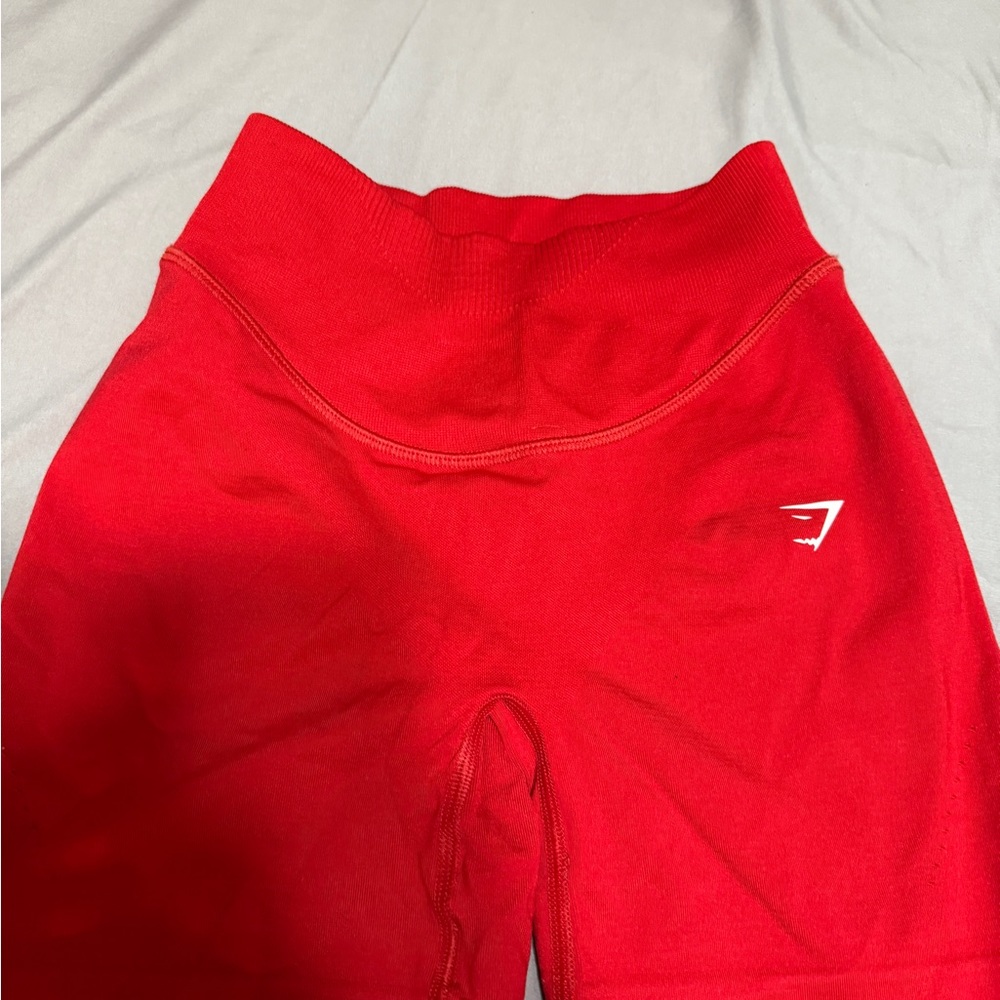 Gymshark Women's Athletic Shorts - Red